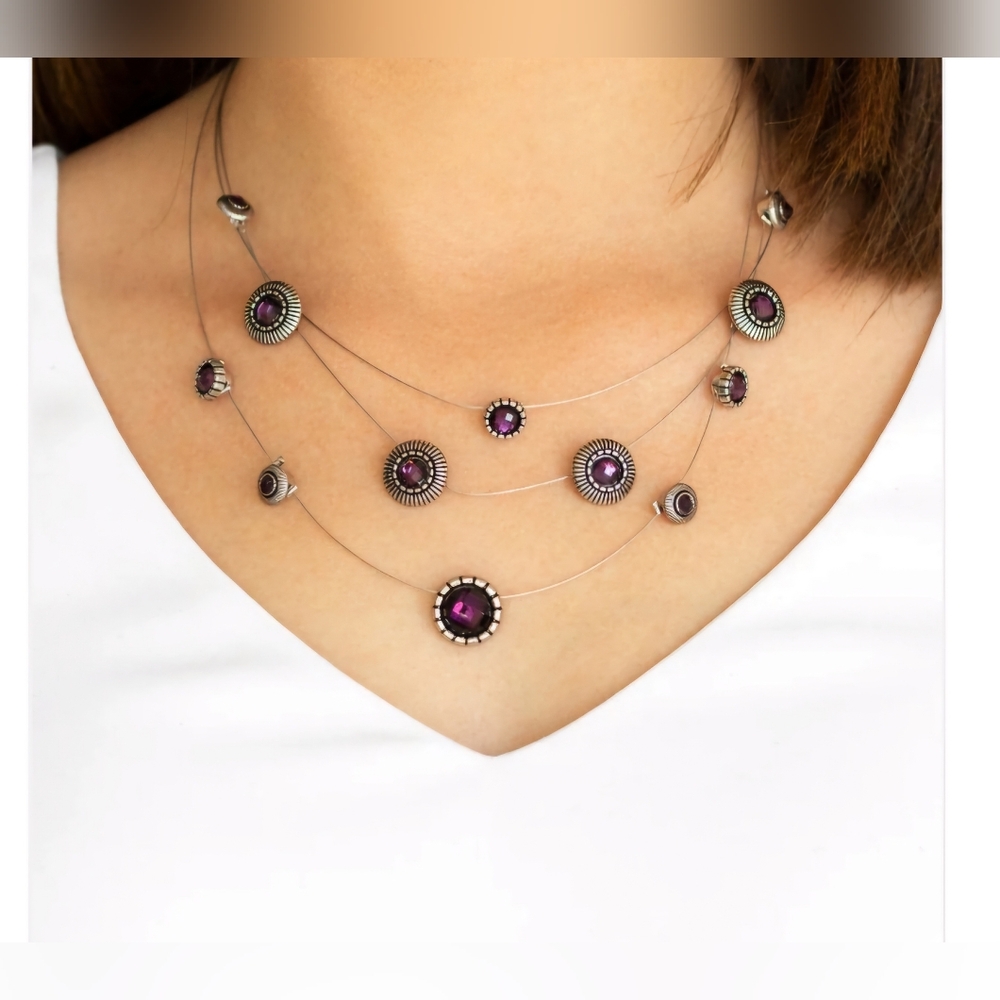 Paparazzi ♥ SHEER Thing! - Purple ♥ Necklace